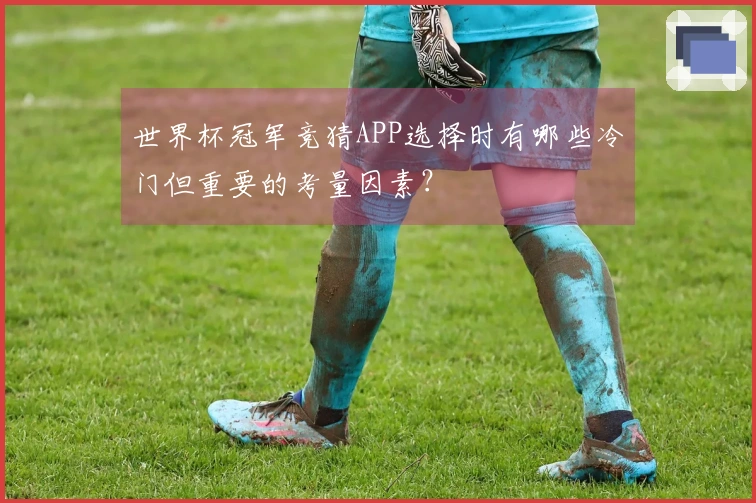 世界杯冠军竞猜APP选择时有哪些冷门但重要的考量因素？
