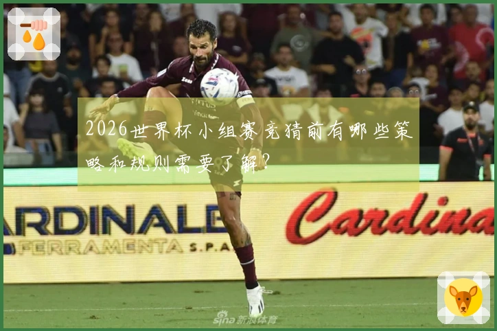 2026世界杯小组赛竞猜前有哪些策略和规则需要了解？